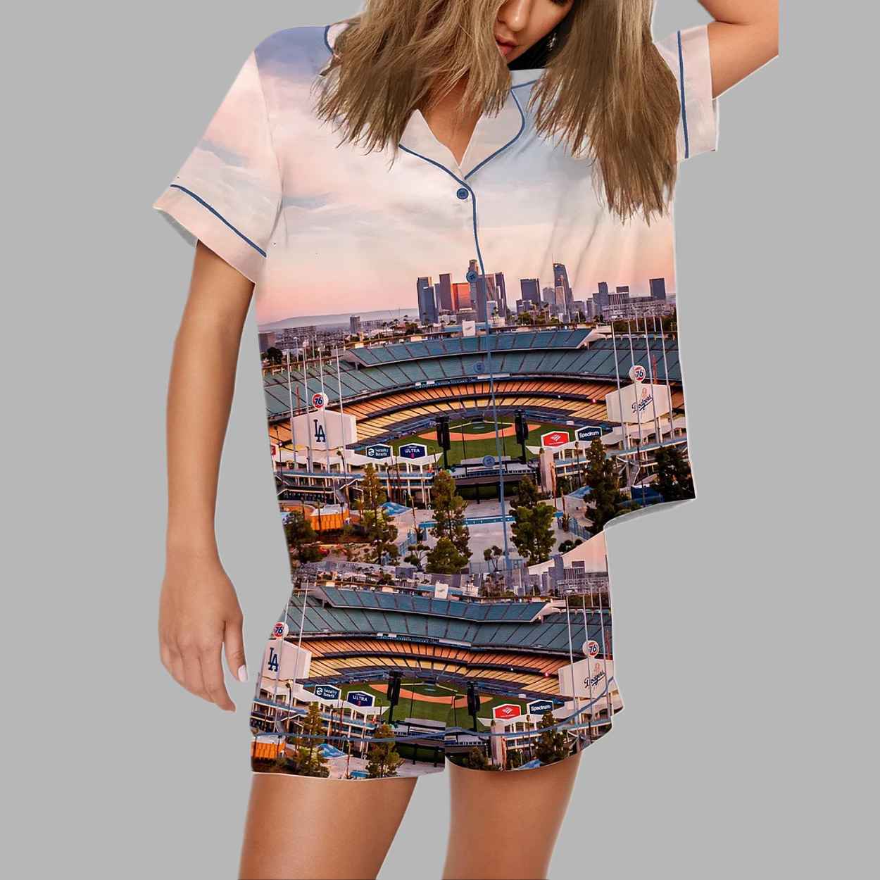 Los Angeles Baseball Pajama Set 1 Los Angeles Baseball Pajama Set 2