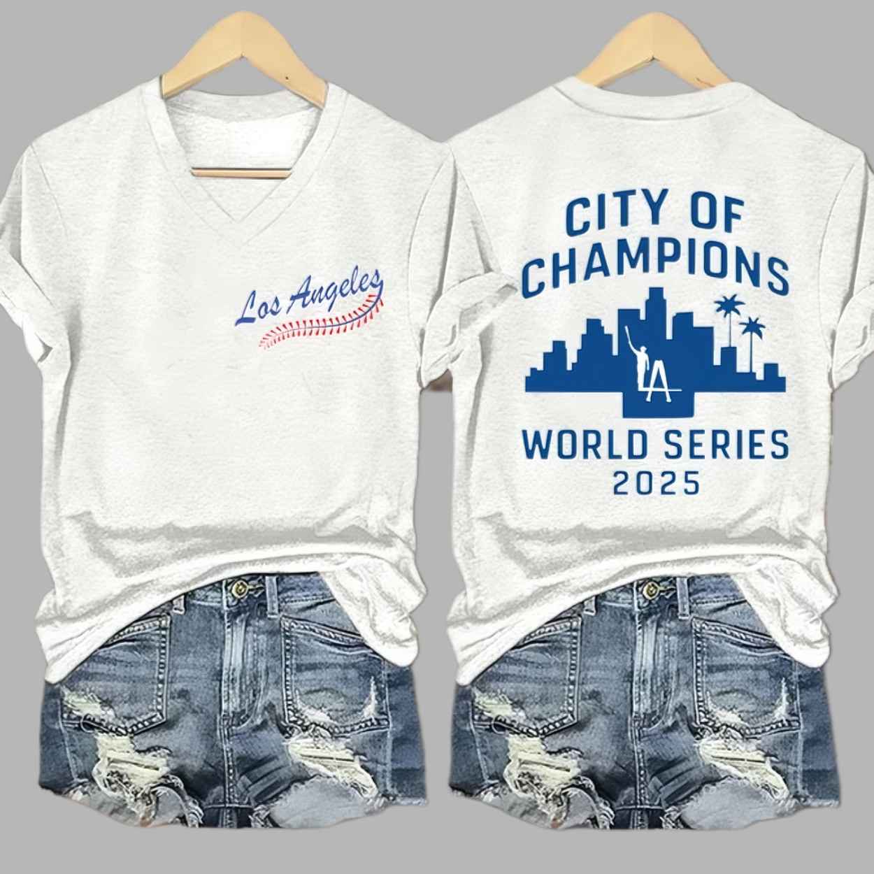Los Angeles City Of Champions World Series 2025 Shirt 2 Los Angeles City Of Champions World Series 2025 Shirt 2
