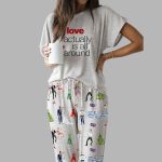 Love Actually Christmas Casual Pajama Set