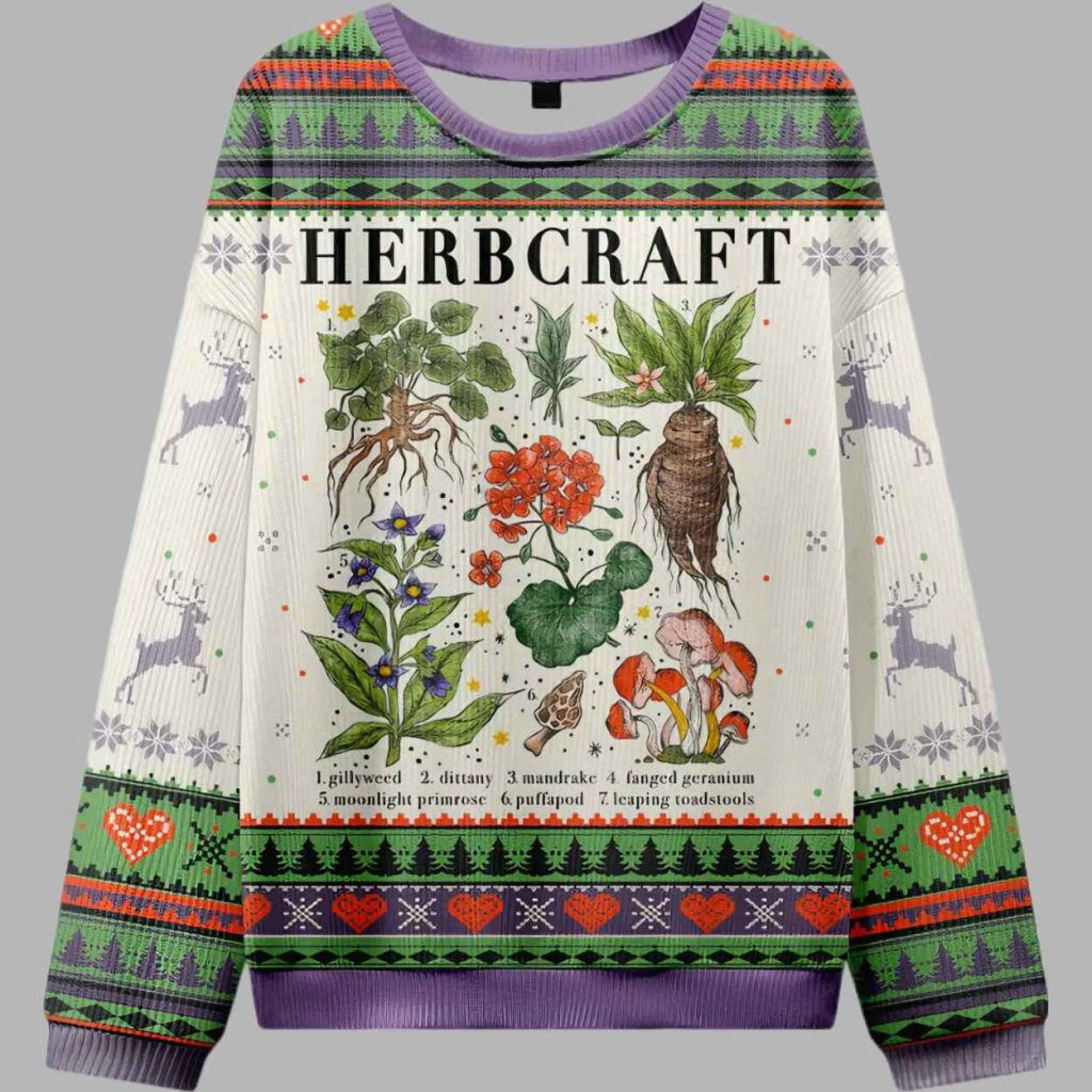 Magical Herbcraft Ugly Christmas Sweater 3