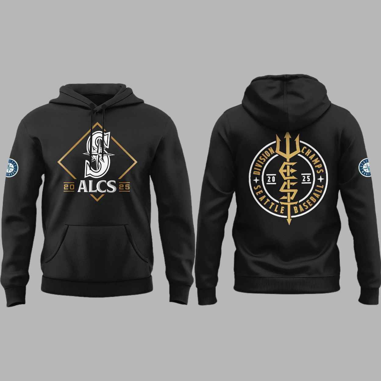 Mariners Black 2025 American League Division Series Champions Shirt 2 Mariners Black 2025 American League Division Series Champions Shirt 2