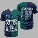 Mariners Champions 2025 AL West Division Jersey