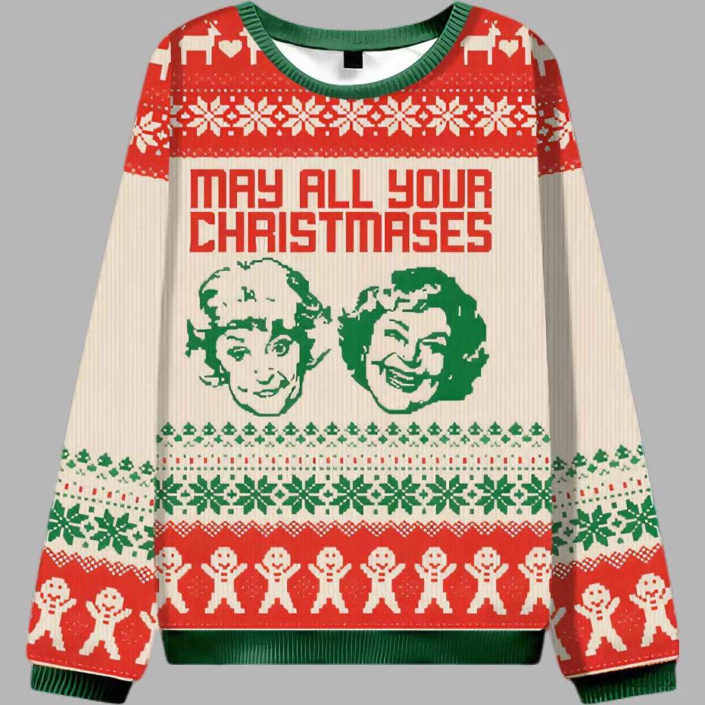 May All Your Christmases Ugly Christmas Sweater 3