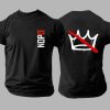 Men's No Kings In America Print Round Neck T-Shirt 4 Mens No Kings In America Print Round Neck T Shirt 2