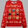 Meow Meow Ugly Christmas Sweater 1