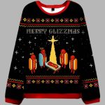 Merry Glizzmas Ugly Christmas Sweater