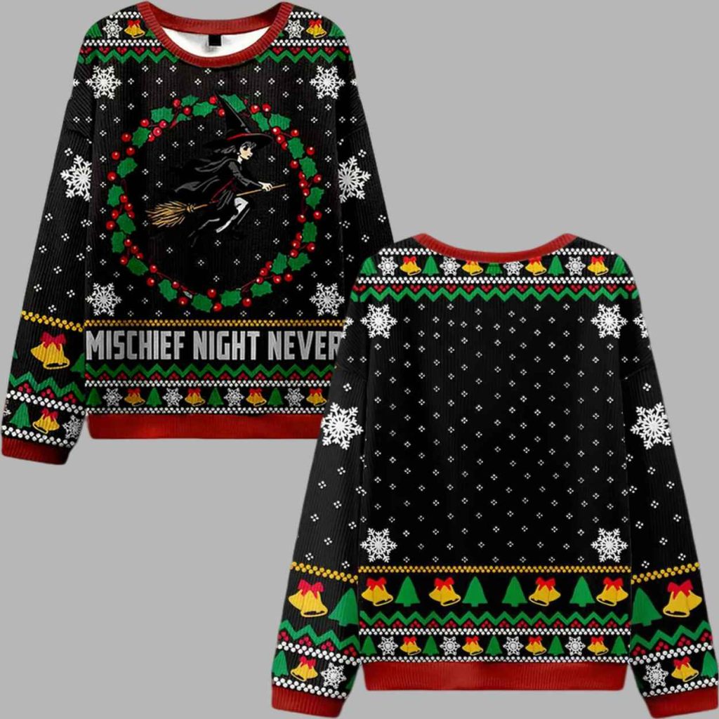 Mischief Night Ugly Christmas Sweater 3 Mischief Night Ugly Christmas Sweater 3