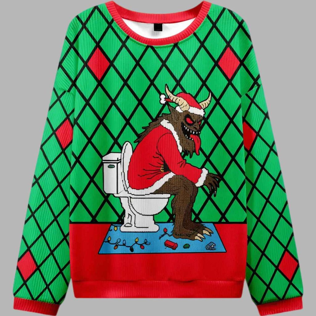 Monster Poop Ugly Christmas Sweater 3 Monster Poop Ugly Christmas Sweater 3
