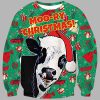 Moo ry Christmas Ugly Sweater 1