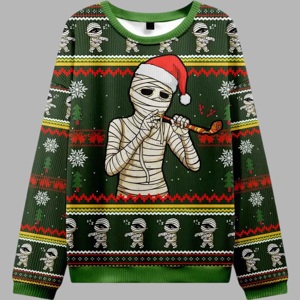 Mummy Funny Holiday Ugly Christmas Sweater 3