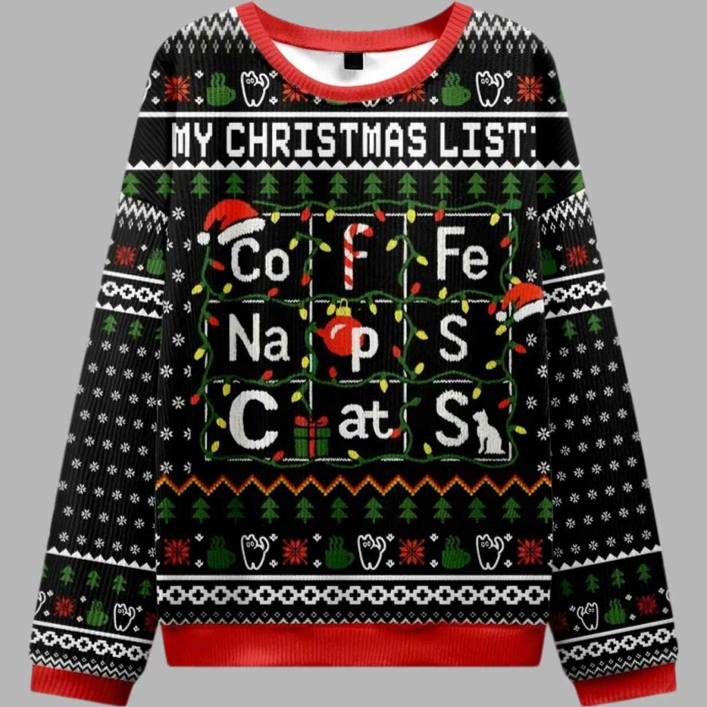 My Christmas List Ugly Christmas Sweater 3 My Christmas List Ugly Christmas Sweater 3