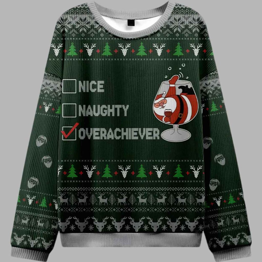 Nice Naughty Overachiever Ugly Christmas Sweater 2 Nice Naughty Overachiever Ugly Christmas Sweater 2