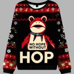 No Hope Without Hop Frog Resist Ugly Christmas Sweater