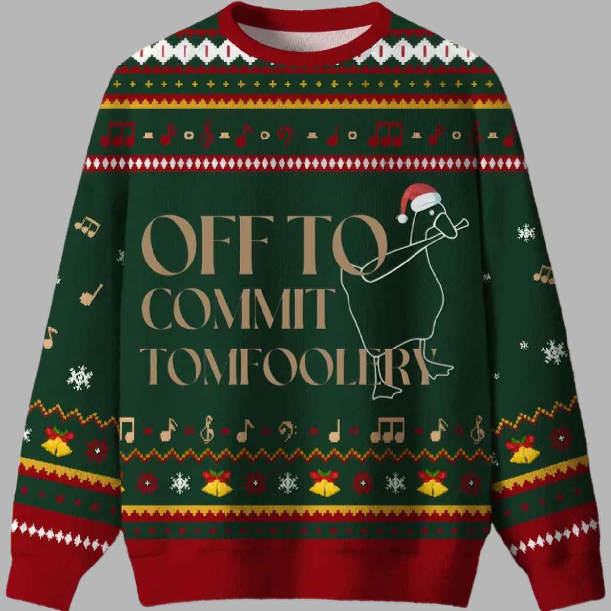 Off To Commit Ugly Christmas Sweater 1 Off To Commit Ugly Christmas Sweater 2