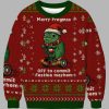 Off to Commit Frogmas Mayhem Ugly Christmas Sweater 2