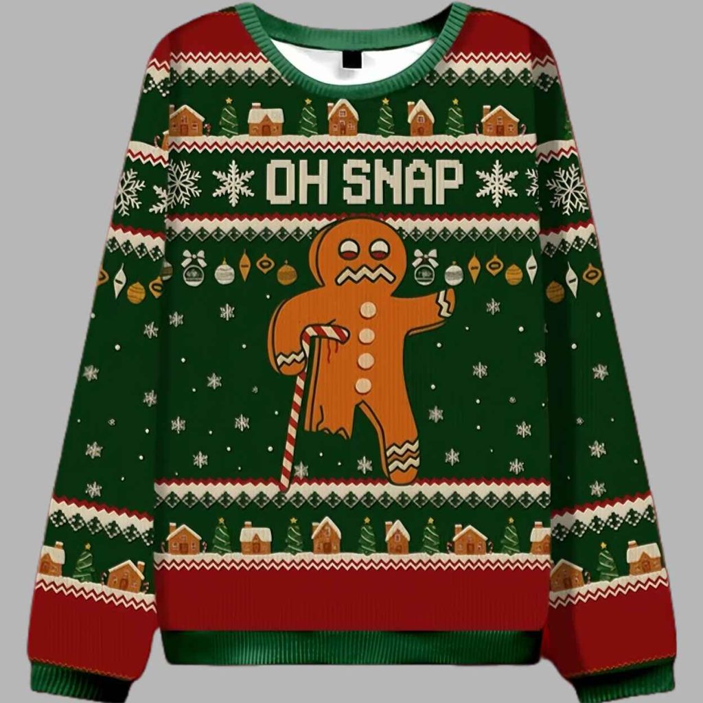 Oh Snap Ugly Christmas Sweater 3 Oh Snap Ugly Christmas Sweater 3