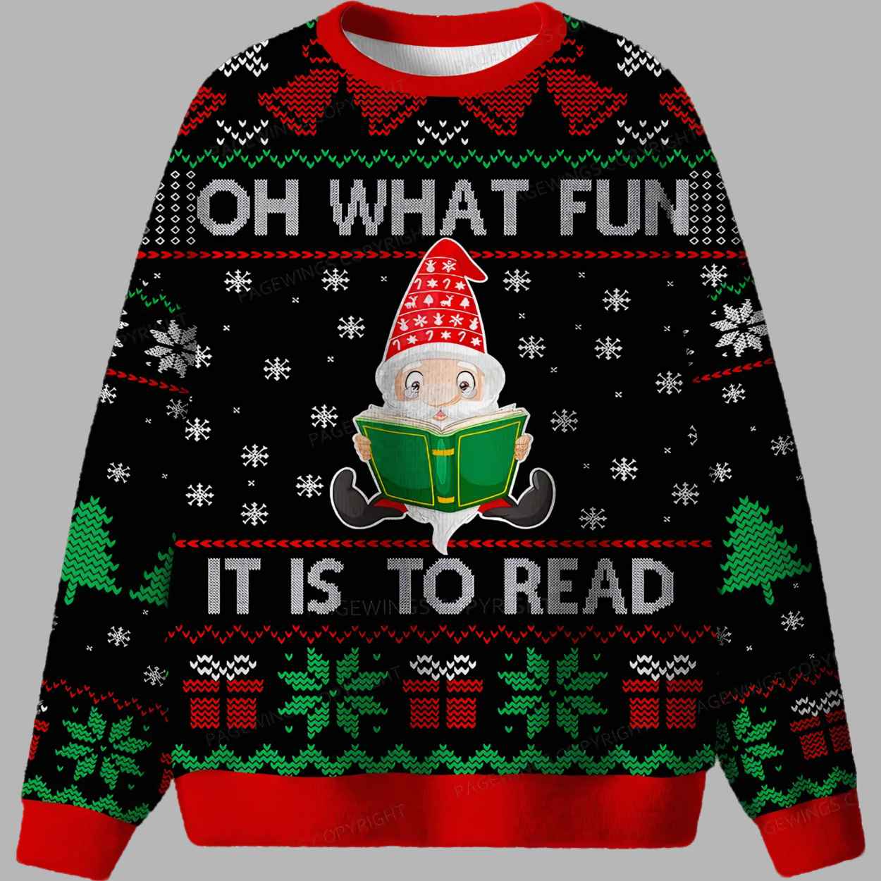 Oh What Fun It Is To Read Ugly Christmas Sweater 2 Oh What Fun It Is To Read Ugly Christmas Sweater 2