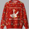Overstimulated But Festive Ugly Christmas Sweater 3 Overstimulated But Festive Ugly Christmas Sweater 3