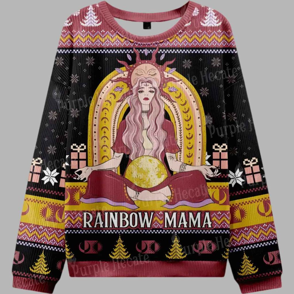 Rainbow Mama Ugly Christmas Sweater 2 Rainbow Mama Ugly Christmas Sweater 2