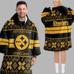 Pittsburgh Football Unisex Blanket Hoodie