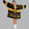 Pittsburgh Football Unisex Blanket Hoodie 3