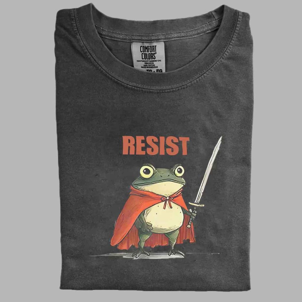 Portland Frog I Stand With Frog Resist T shirt 3 Portland Frog I Stand With Frog Resist T shirt 3
