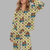 Puerto Rico Sapo Concho Silky Satin Pajama Set 2