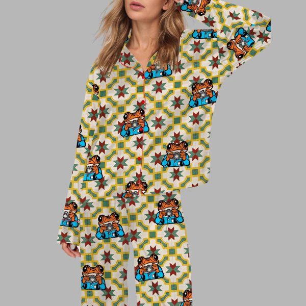 Puerto Rico Sapo Concho Silky Satin Pajama Set 2