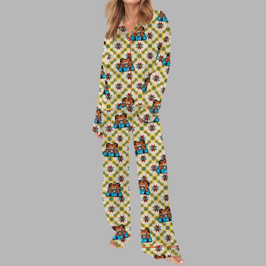 Puerto Rico Sapo Concho Silky Satin Pajama Set 3
