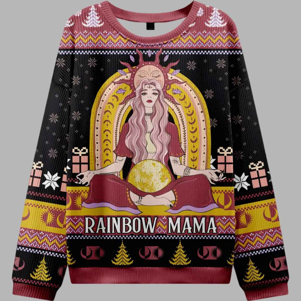 Rainbow Mama Ugly Christmas Sweater 3
