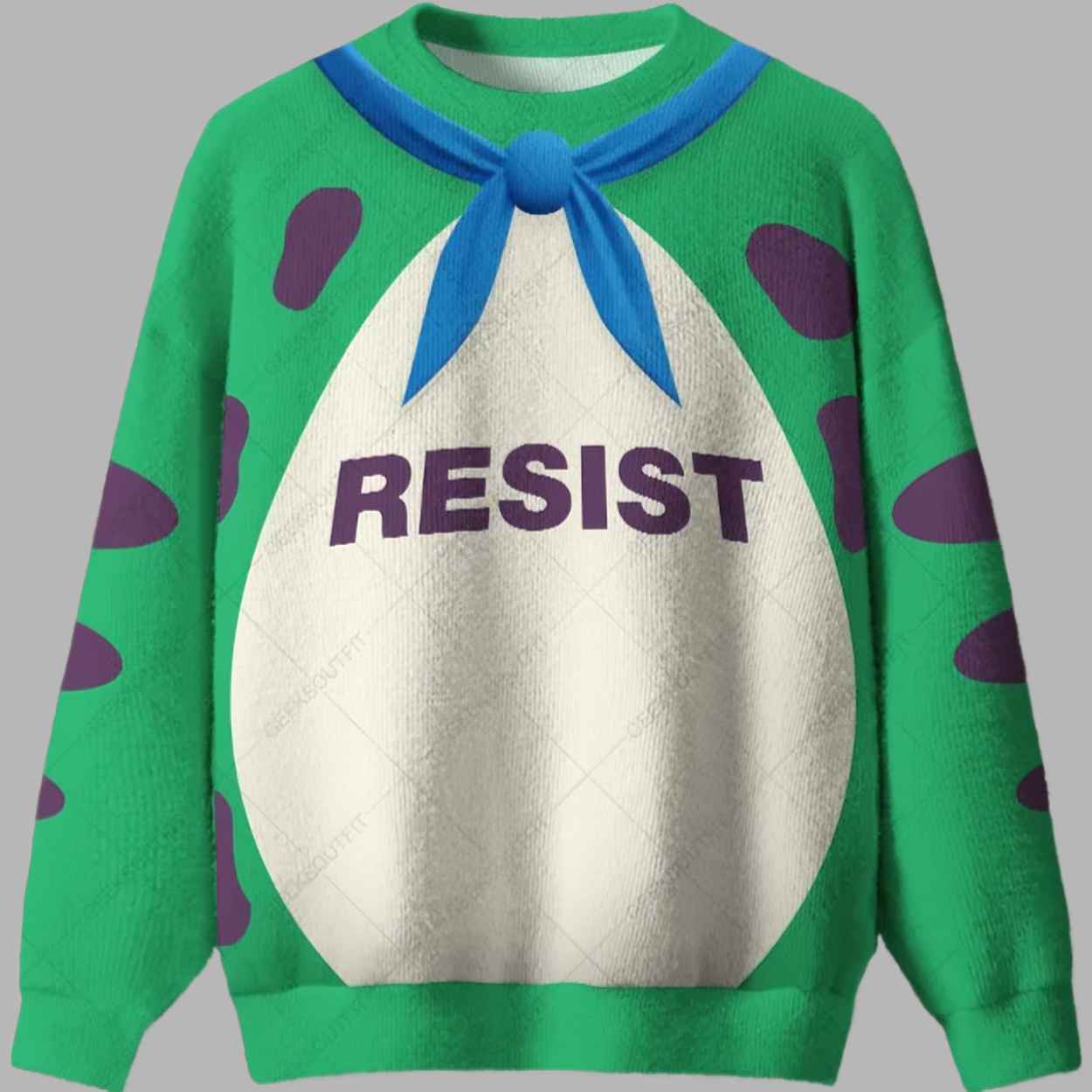 Resist Frog Suit Ugly Christmas Sweater 2 Resist Frog Suit Ugly Christmas Sweater 3