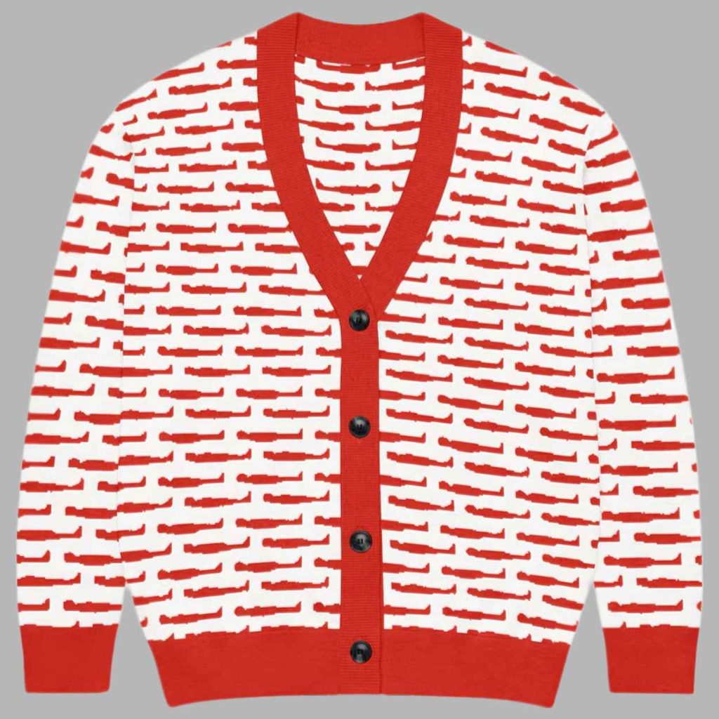 Saddam Hiding Spot Knitted Cardigan 3