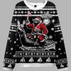 Samurai Bigfoot Ugly Christmas Sweater 2