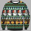 Santa And Sleigh Bells Ugly Christmas Sweater 1