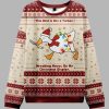 Santa Goose on a Rampage Ugly Christmas Sweater 2