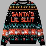 Santa's Lil Slut Ugly Christmas Sweater