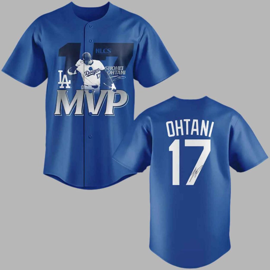 Shohei Ohtani Dodgers 2025 NLCS MVP Jersey 3