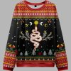 Snake And Moon Phase Ugly Christmas Sweater 4 Snake And Moon Phase Ugly Christmas Sweater 1
