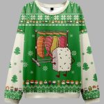 Sushi Choosing Clothes Ugly Christmas Sweater