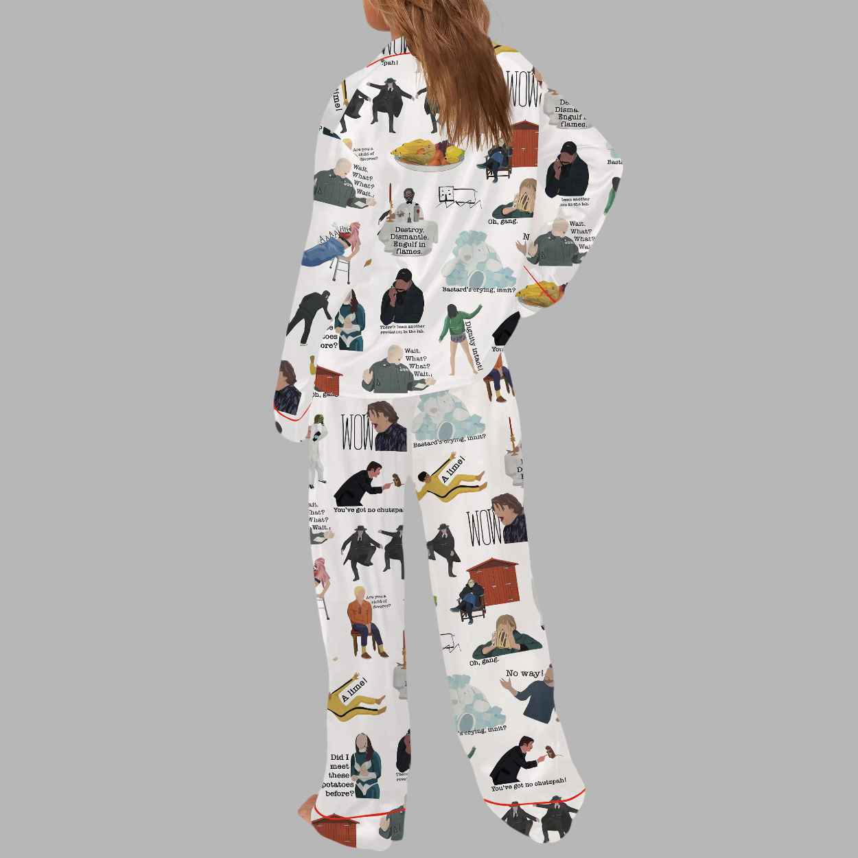 Task Master Moments Silky Satin Pajama Set 3 Task Master Moments Silky Satin Pajama Set 4