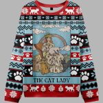 The Cat Lady Ugly Christmas Sweater