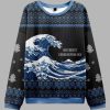 The Great Wave Japanese Ugly Christmas Sweater 2