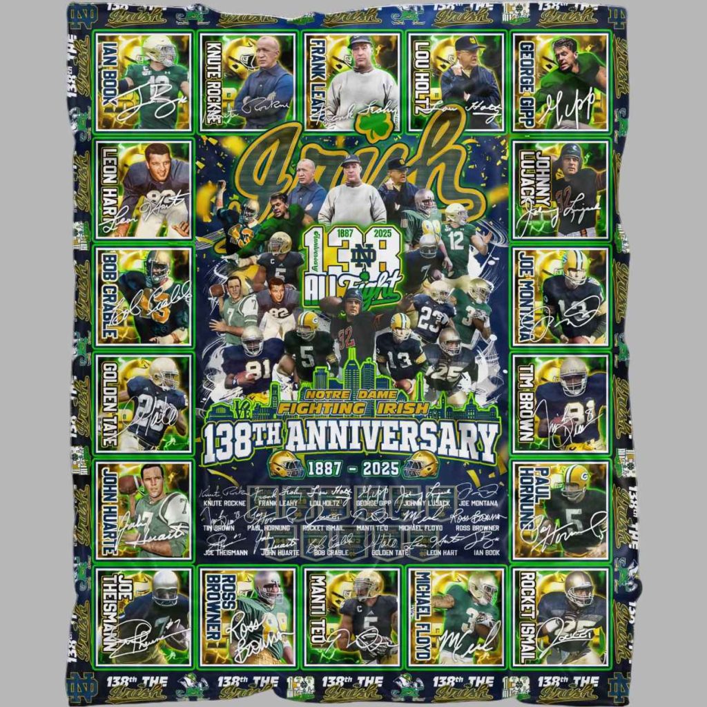 The Irish 138th Anniversary 1887 2025 Blanket 3 The Irish 138th Anniversary 1887 2025 Blanket 3