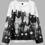The Judgmental Stare Of Cats Christmas Ugly Sweater