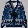 The Yule Cat Is Coming Ugly Cardigan Sweater 4 The Yule Cat Is Coming Ugly Cardigan Sweater 2