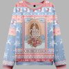 The Zero Of Fucks Tarot Ugly Christmas Sweater 2