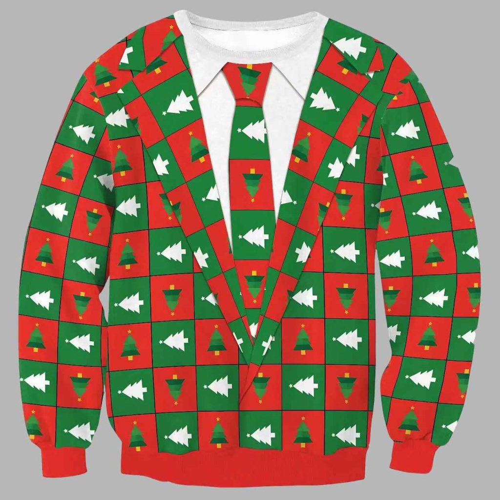 Tree Suit Ugly Christmas Sweater 3