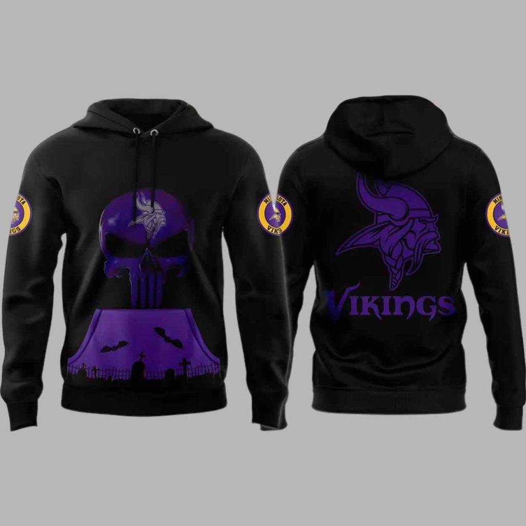 Vikings x Halloween 2025 Hoodie 3