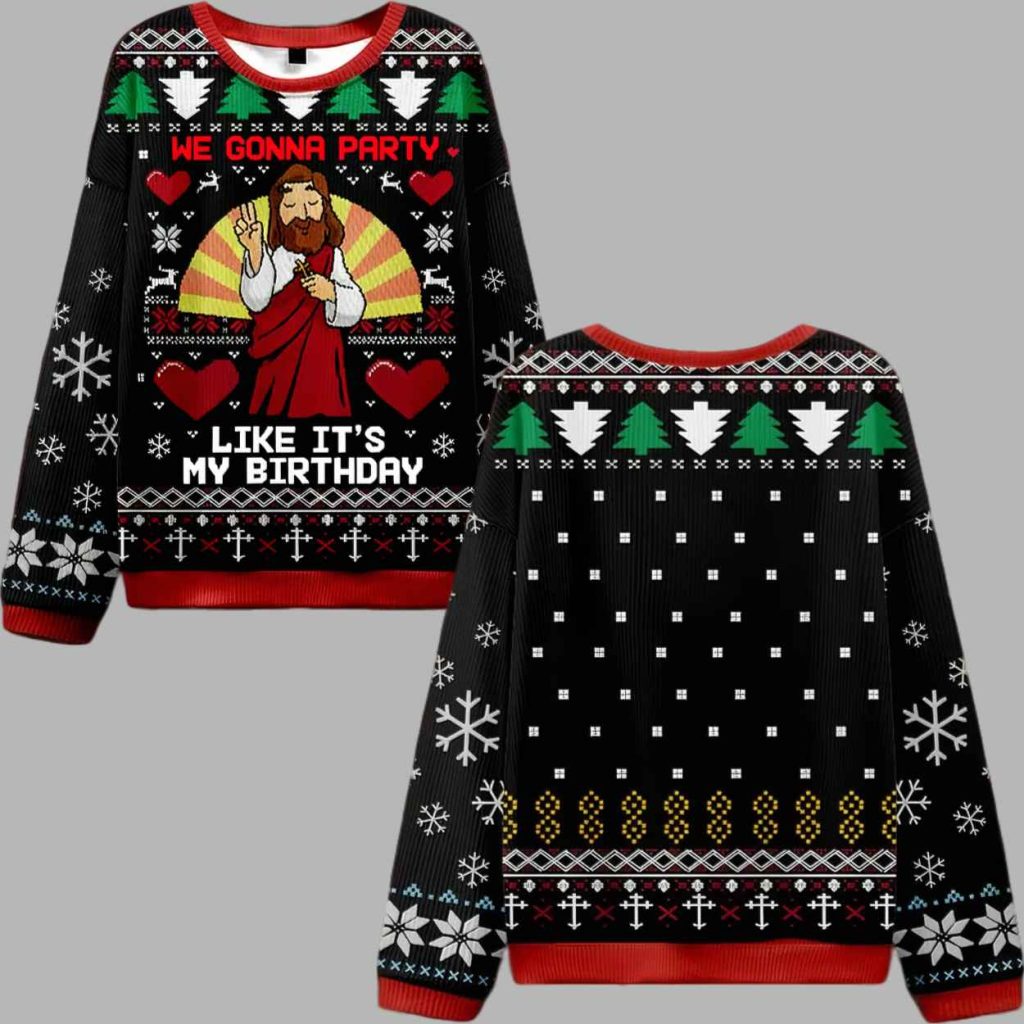 We Gonna Party Ugly Christmas Sweater 3 We Gonna Party Ugly Christmas Sweater 3