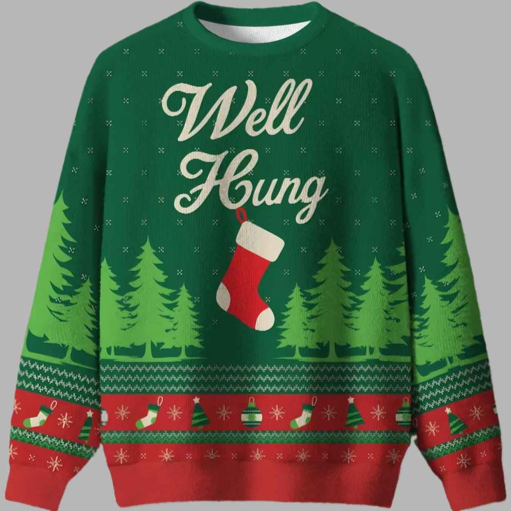 Well Hung Ugly Christmas Sweater 3 Well Hung Ugly Christmas Sweater 3